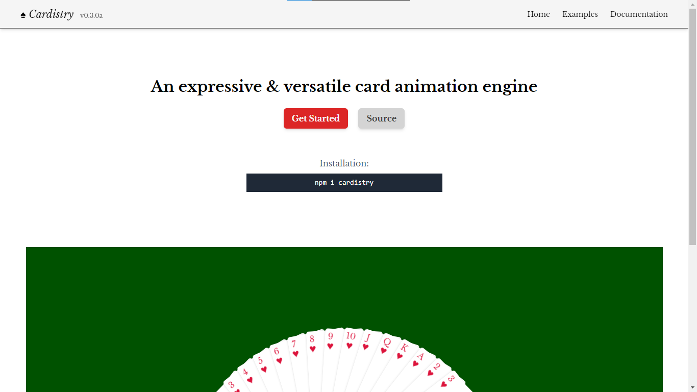 Screenshot of Cardistry